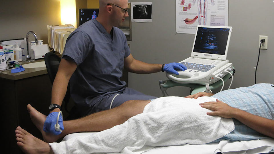 Ultrahang a térd artrózisának kezelésében